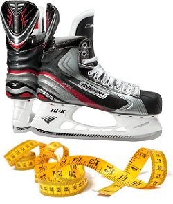 shoe size to hockey skate size