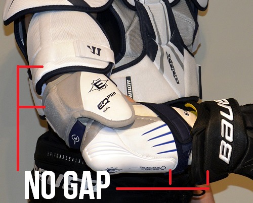 Hockey Elbow Pad Sizing Chart