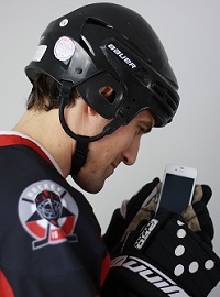 hockey-player-phone