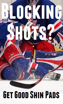 shin guards blocking shots